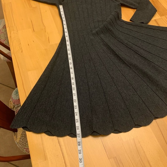 Armani Exchange dark grey merino knit wool dress size XS/TP//EP - Picture 13 of 16
